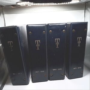 1966 - 1972 The Texas Freemason Paperbacks Lot Bound And Dated.... Rare